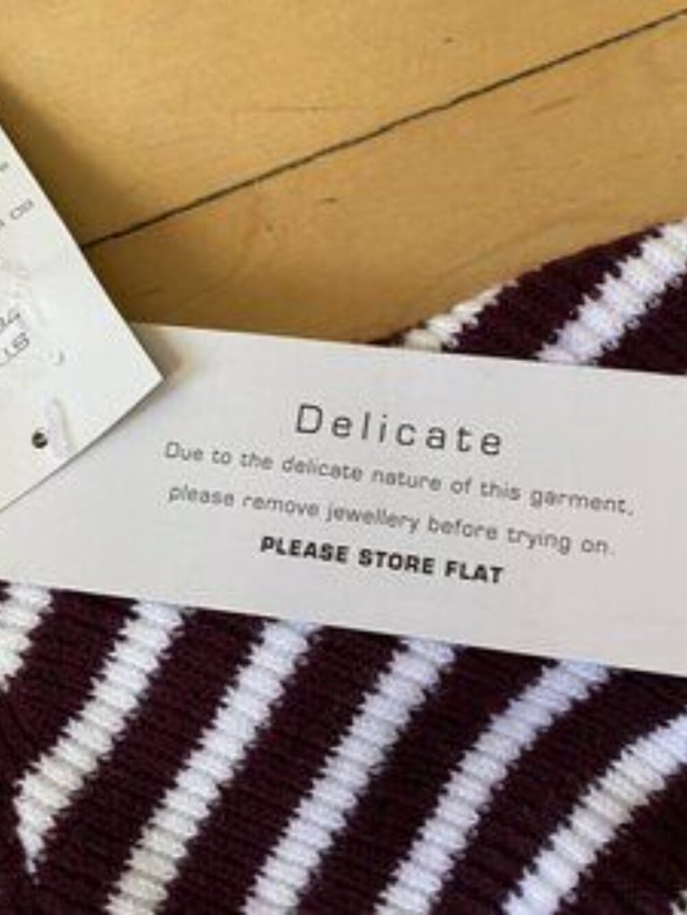 french Connection BNWT Cowl Stripe Ribbed Sweater - Picture 6 of 12